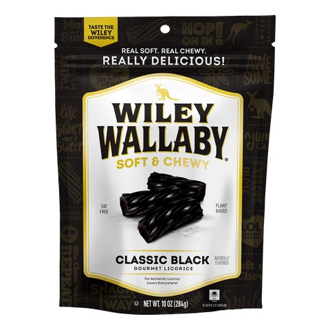 WILEY WALLABY BLK LICORICE 10 OZ