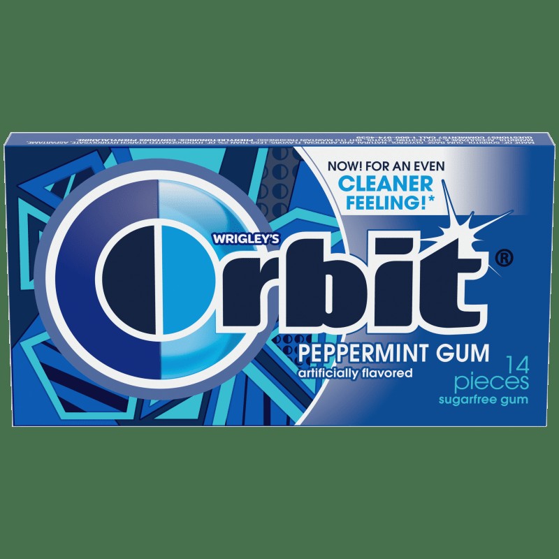 ORBIT PEPPERMINT GUM 14 PCS