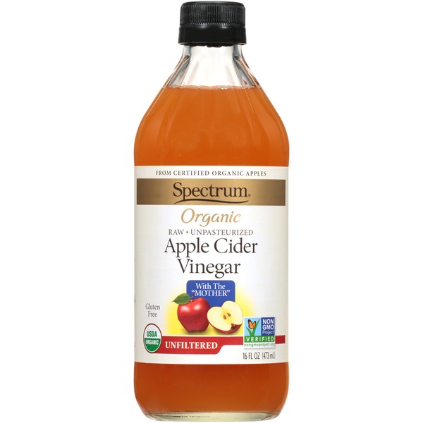 SPECTRUM ORGANIC APPLE CIDER VINEGAR UNFILTERED 1 Lbs