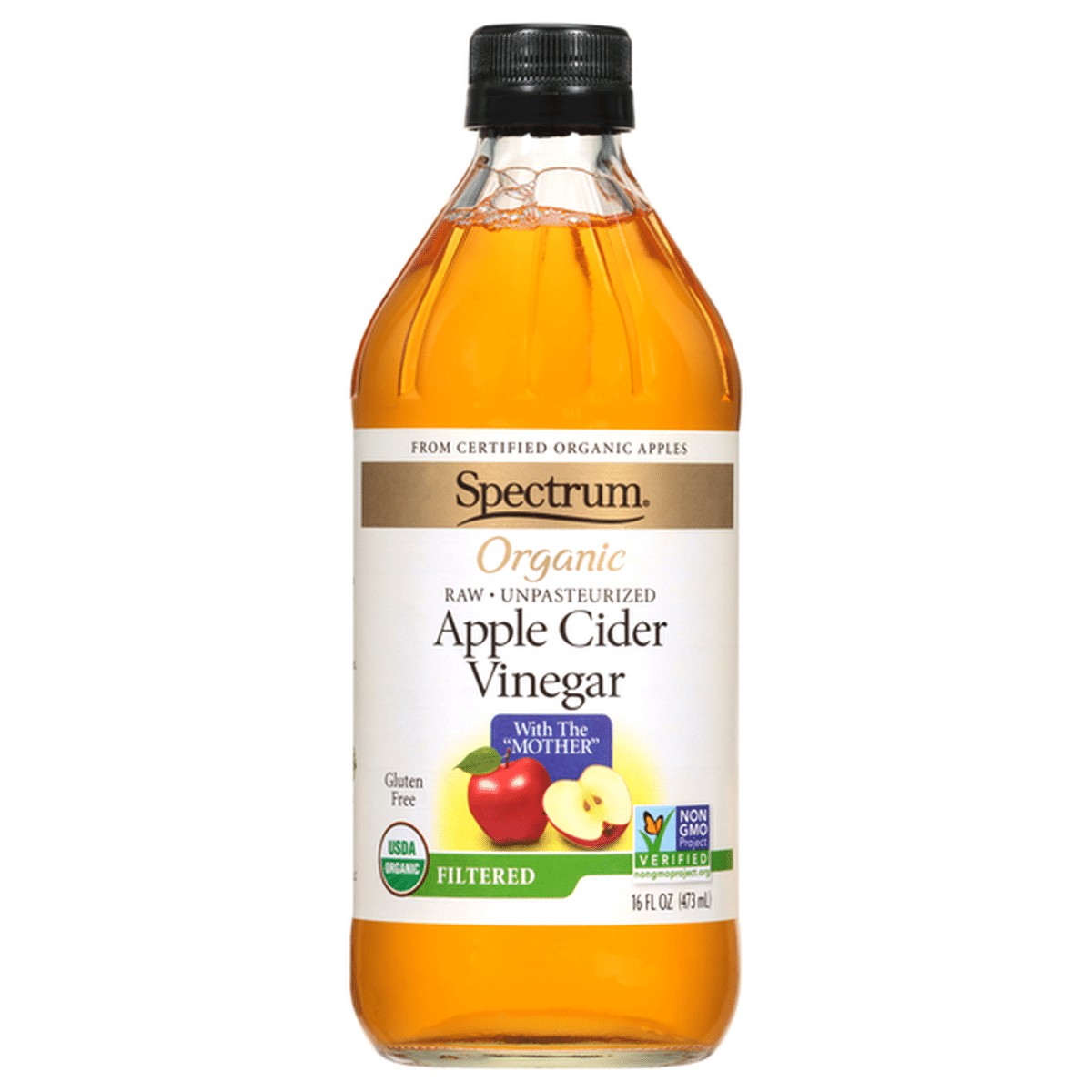 SPECTRUM APPLE CIDER VINEGAR FILTERED 1 Lbs