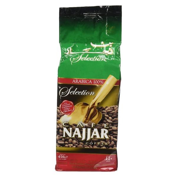 NAJJAR COFFEE CARDAMOM BRAZILIAN GROUND COFFEE 0.99 Lbs