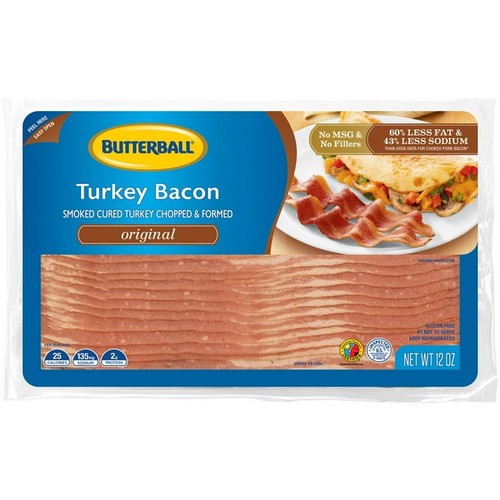 BUTRBAL TURKEY BACON    12Z 12 OZ