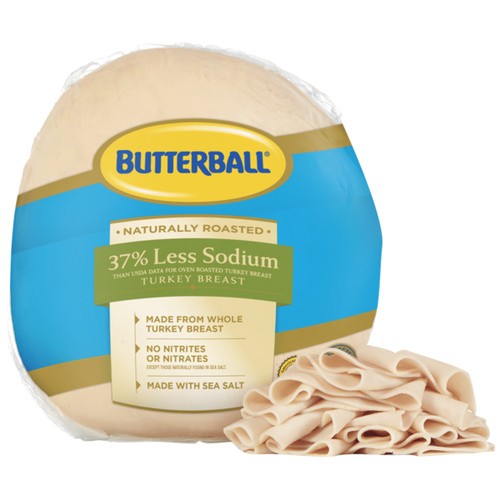 BUTTERBALL LOW SALT TURKEY BREAST 1 LBS