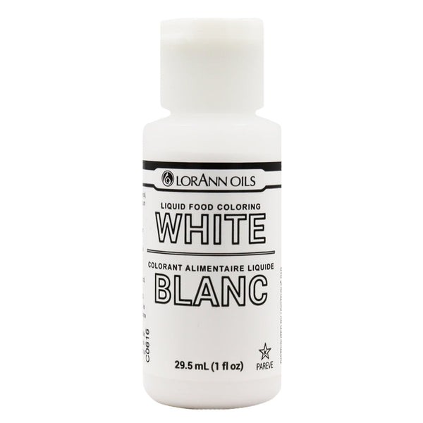 LORANN OILS LIQUID FOOD COLORING WHITE 0.06 Lbs