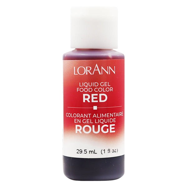 LORANN LIQ GEL FOOD COLOR   RED 0.06 Lbs
