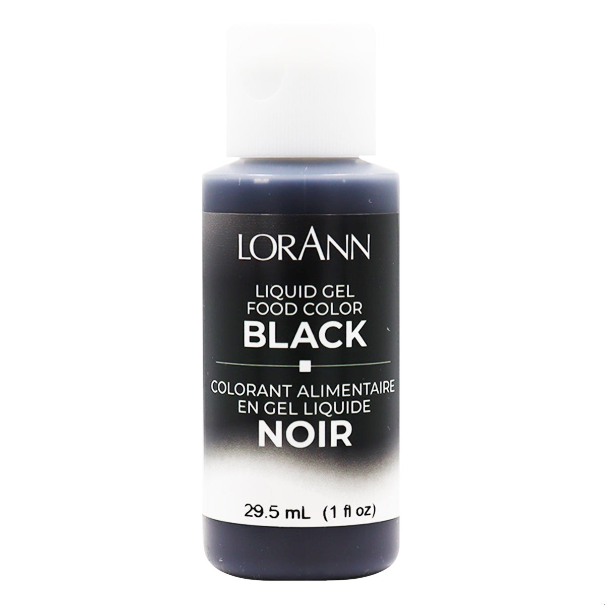 LORANN LIQUID GEL FOOD COLOR BLACK 0.06 Lbs