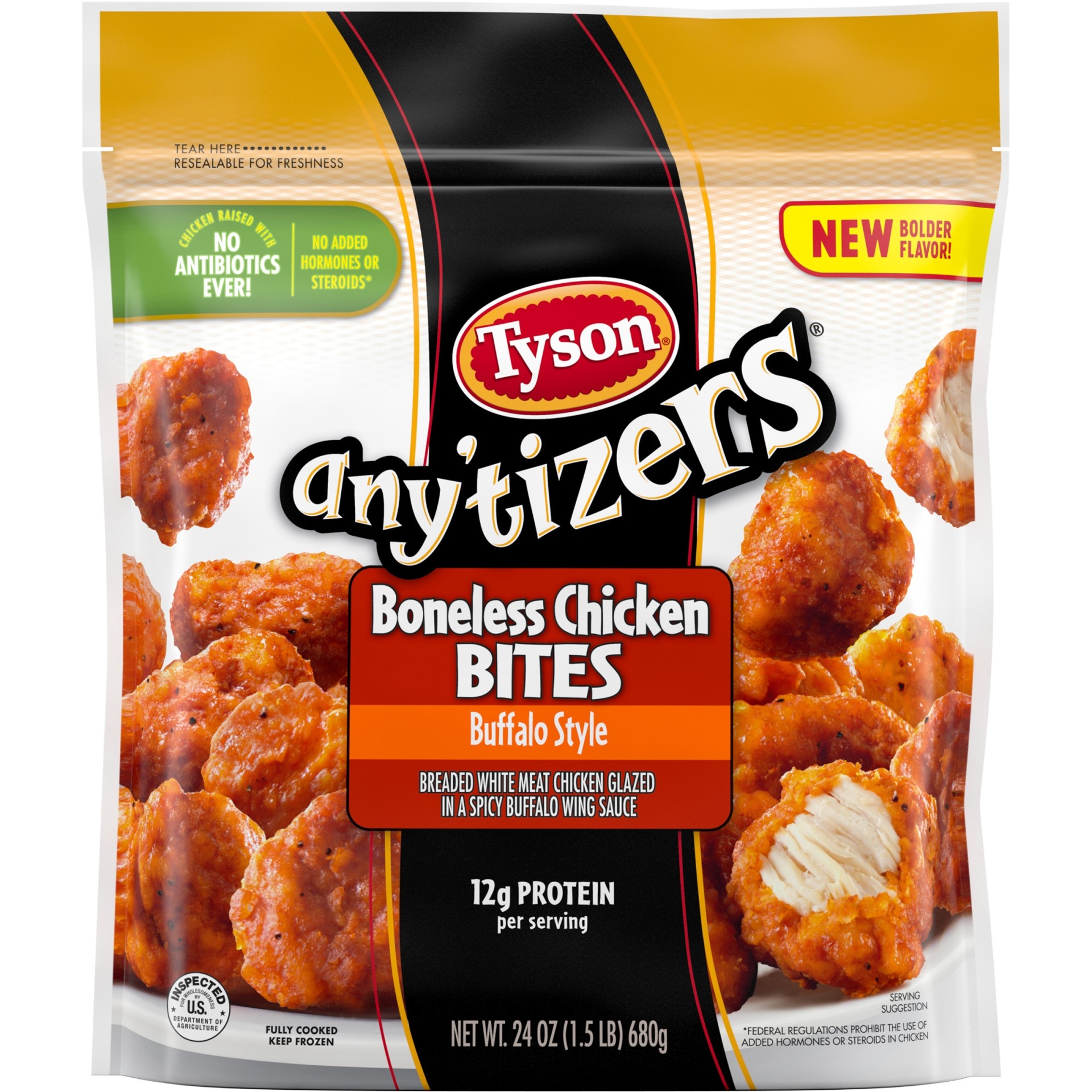 Tyson Any'tizers Buffalo Style Boneless Chicken Bites 24 OZ