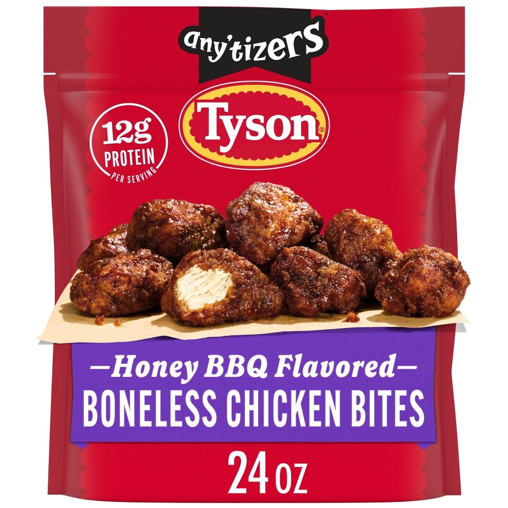 Tyson Any'tizers Honey BBQ Boneless Chicken Bites 24 OZ