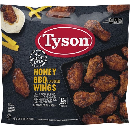 TYSON CHK WING BBQ S 5 LBS