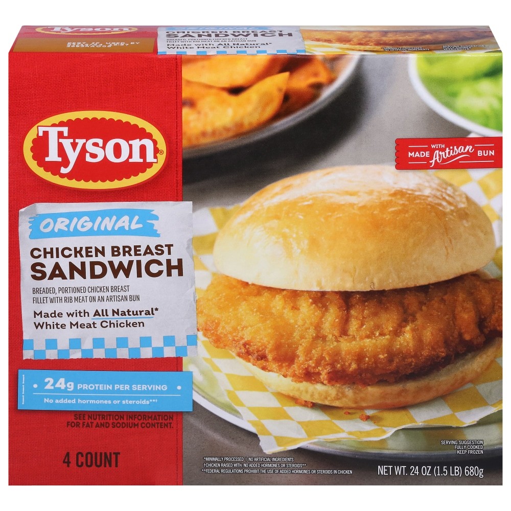 TYSON ORIG CHICKEN SANDWICH              1 OZ