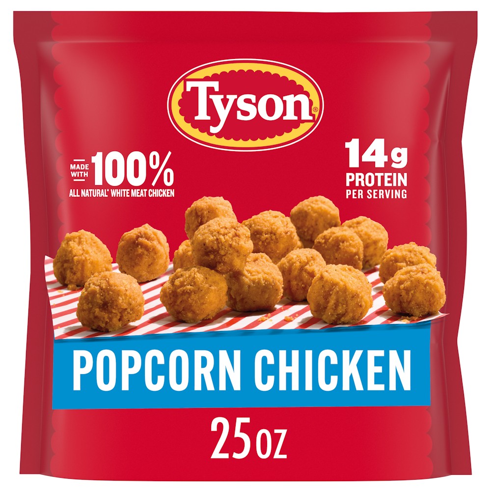 TYSON POPCORN CHKN 25OZ                  1 OZ