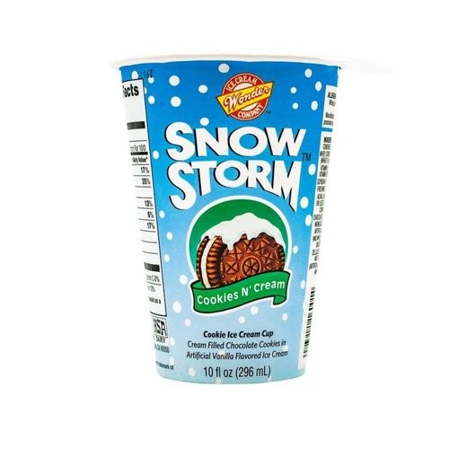 Snow Storm Cookies And Cream 10 FLOZ