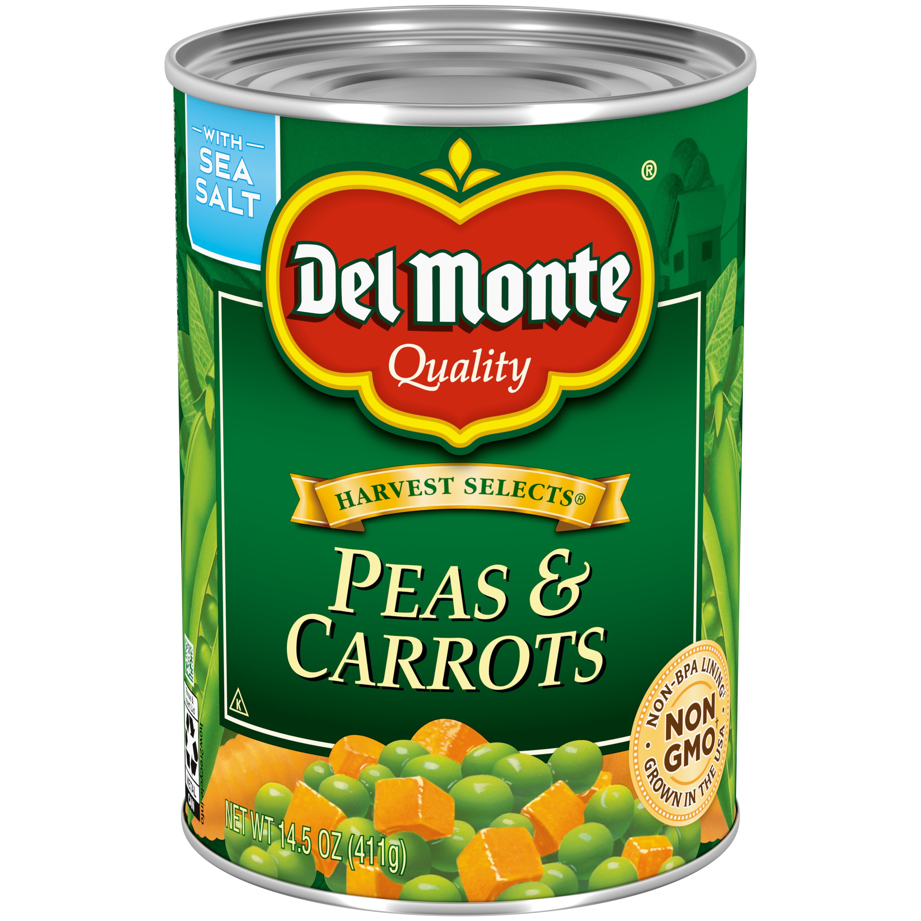 DEL MONTE PEAS & CARROT CAN 411 GM