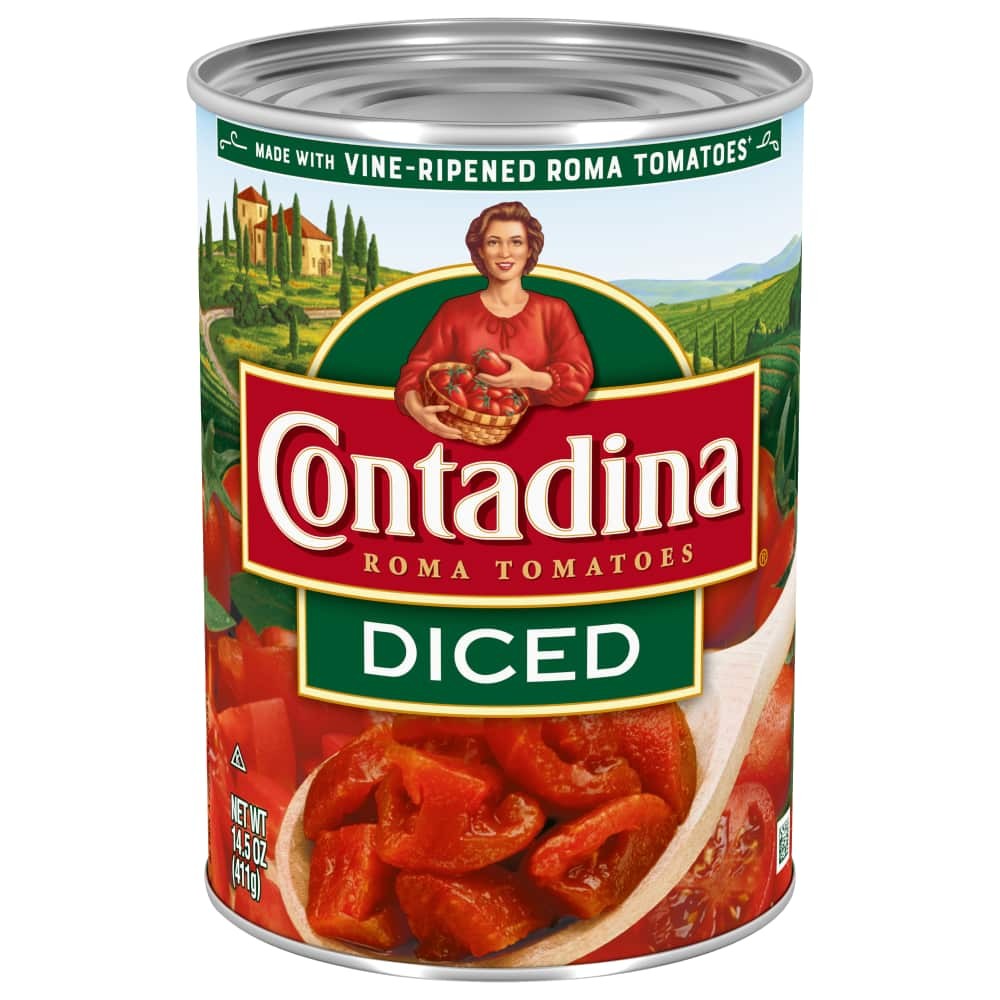 Contadina:Diced Roma Style 14.5 OZ