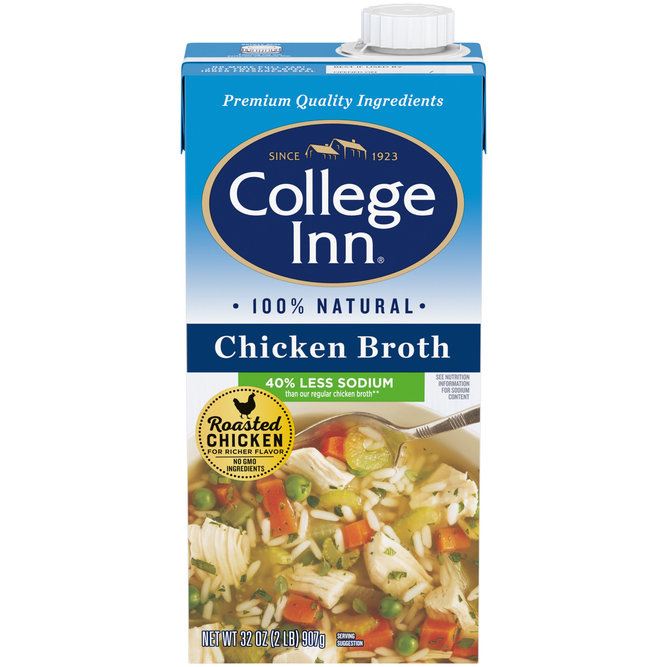 COLLEGE INN CHICKEN BROTH 32 OZ
