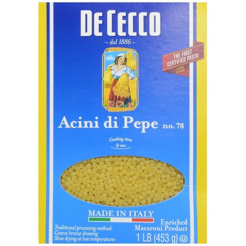 ACINI DI PEPE #78                        1 LBS