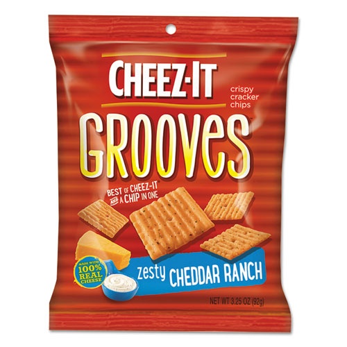 Cheezit Grooves Zesty Cheddar Ranch 3.25 OZ
