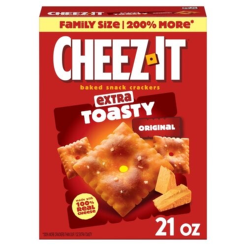 CHEEZIT ORIGINAL X'TRA TOASTY FAMILY SIZE 1 LBS
