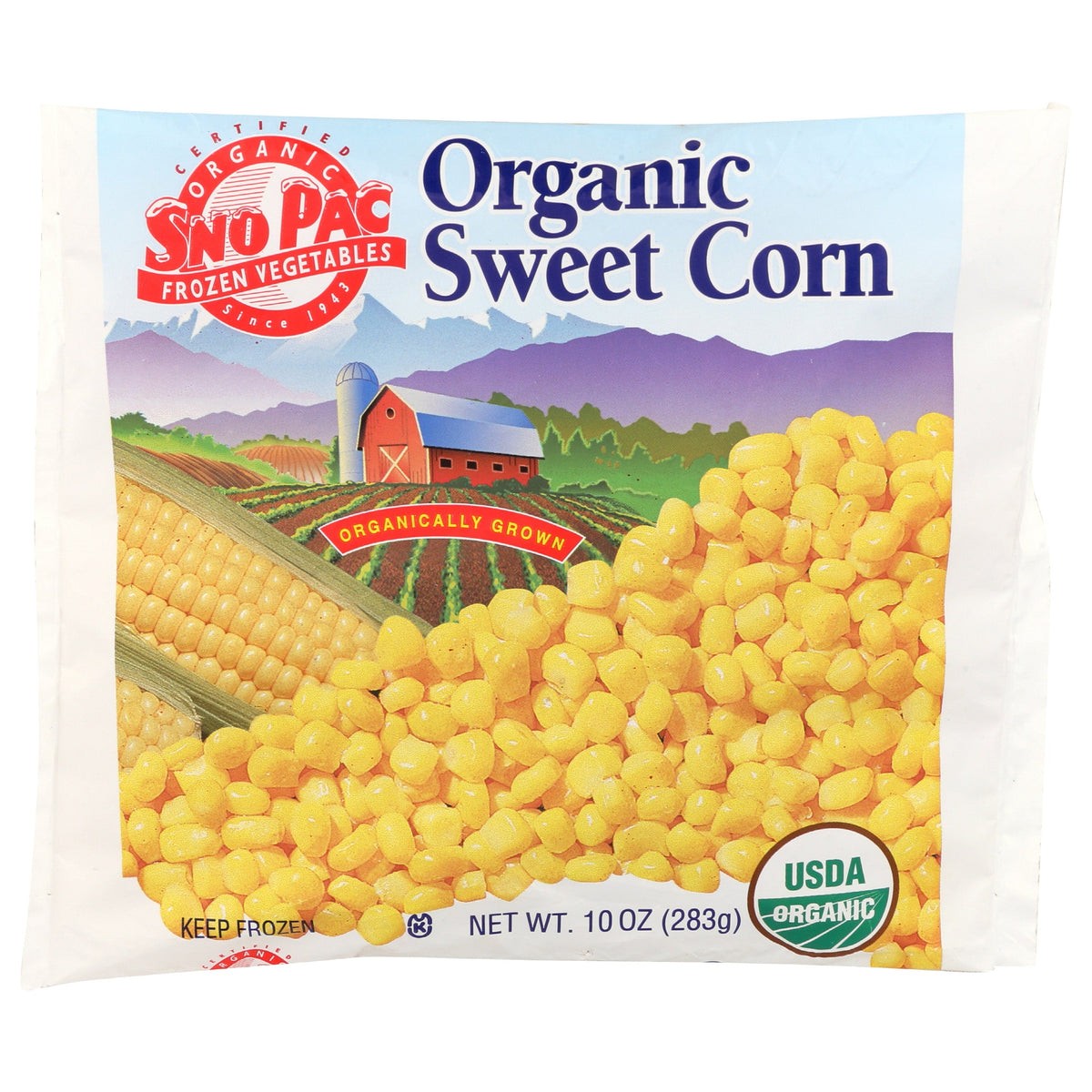 SNO PAC ORGANIC SWEET CORN 0.63 Lbs