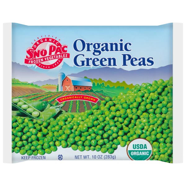 SNO PAC ORGANIC GREEN PEAS 0.63 Lbs