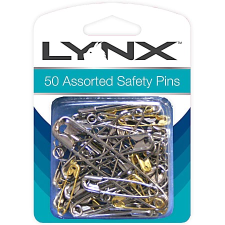 Lynx Safety Pins 50 PCS