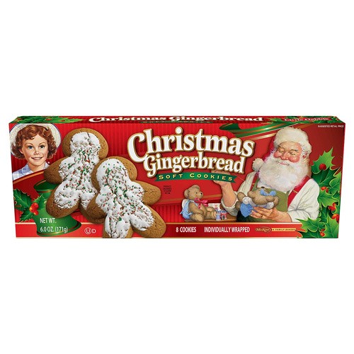 XMAS GINGERBREAD COOKIES      6Z 6 OZ