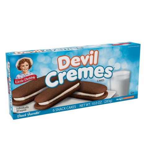 LITTLE DEBBIE DEVIL CREMES 12.7 OZ
