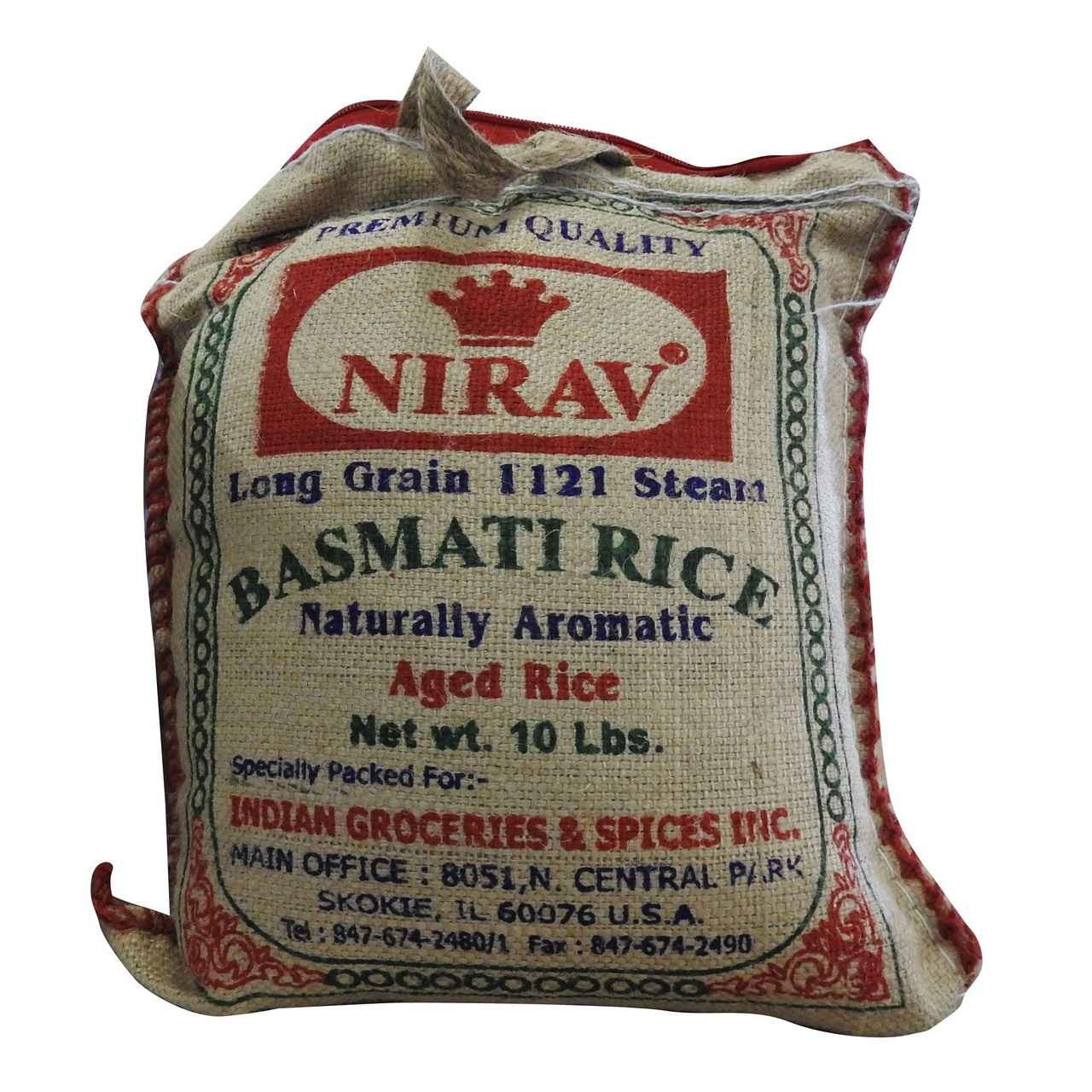 Nirav Basmati Rice 20 LBS