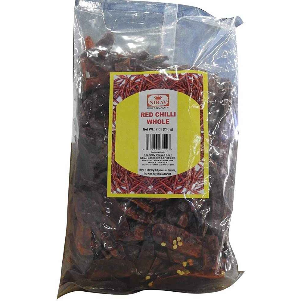 Nirav Whole Red Chilli 200 GM