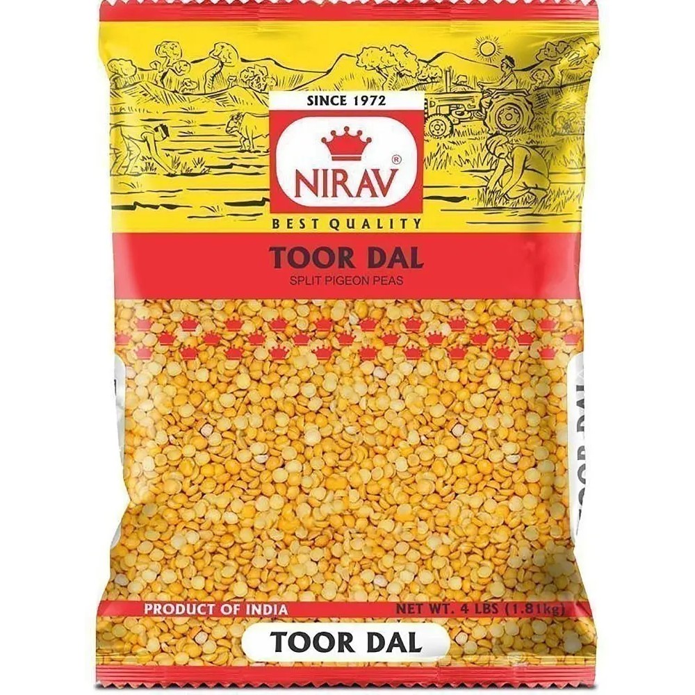 Nirav Toor Dal 4 LBS