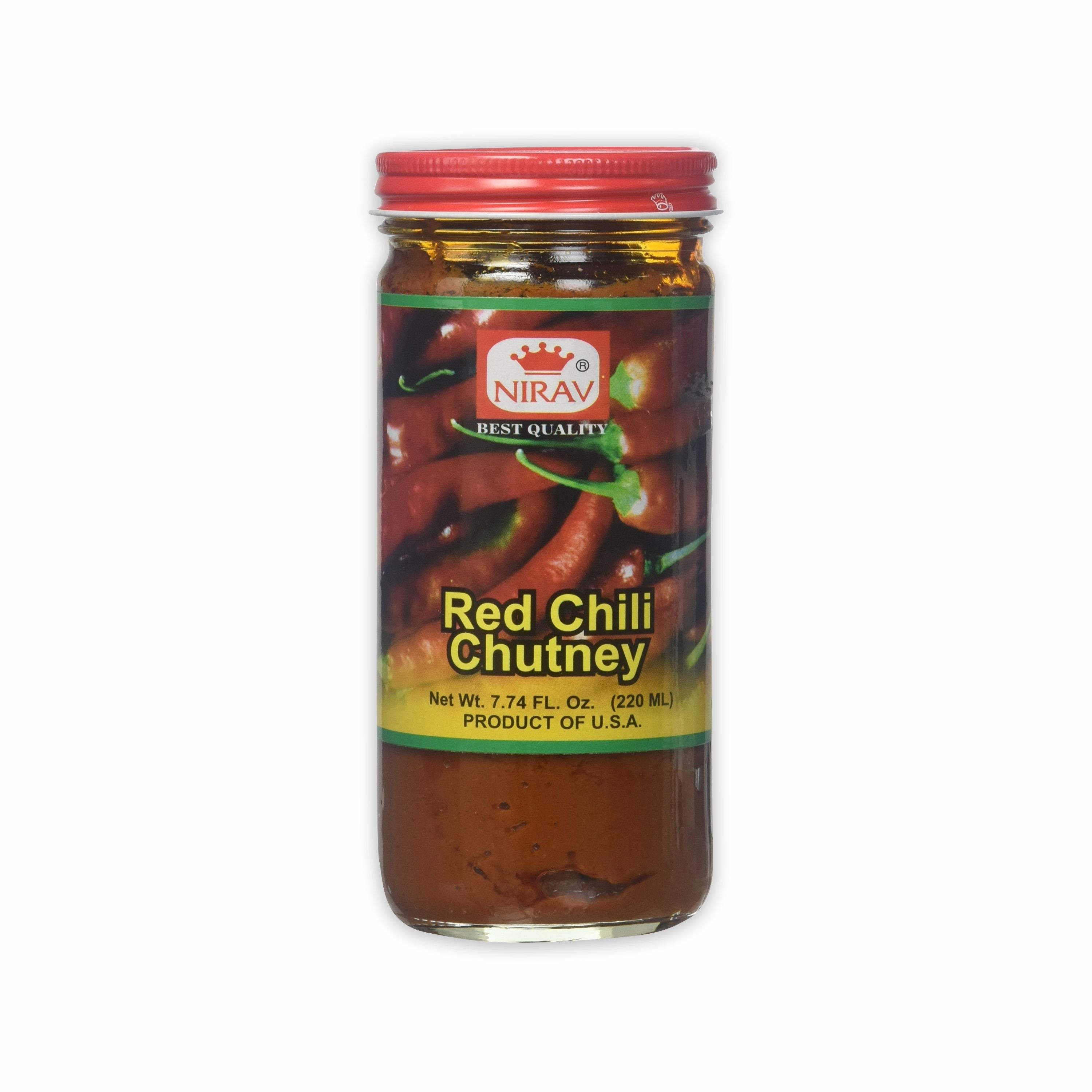 RED CHILLI CHUTNEY NIRAV 220 ML