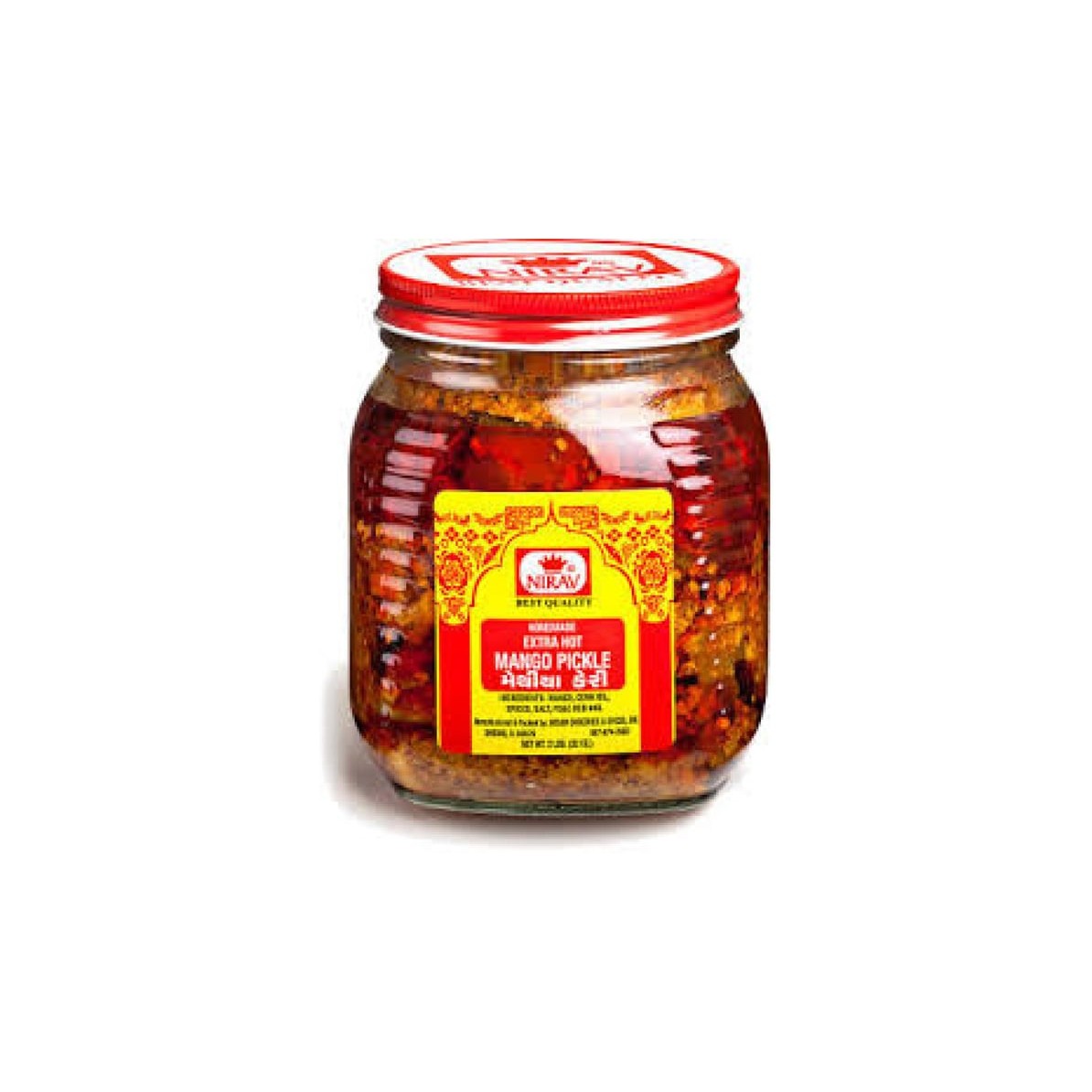 NIRAV EXTRA HOT MANGO PICKLE 2 LBS