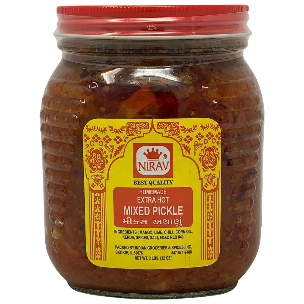 Nirav Extra Hot Mix Pickle 2 LBS