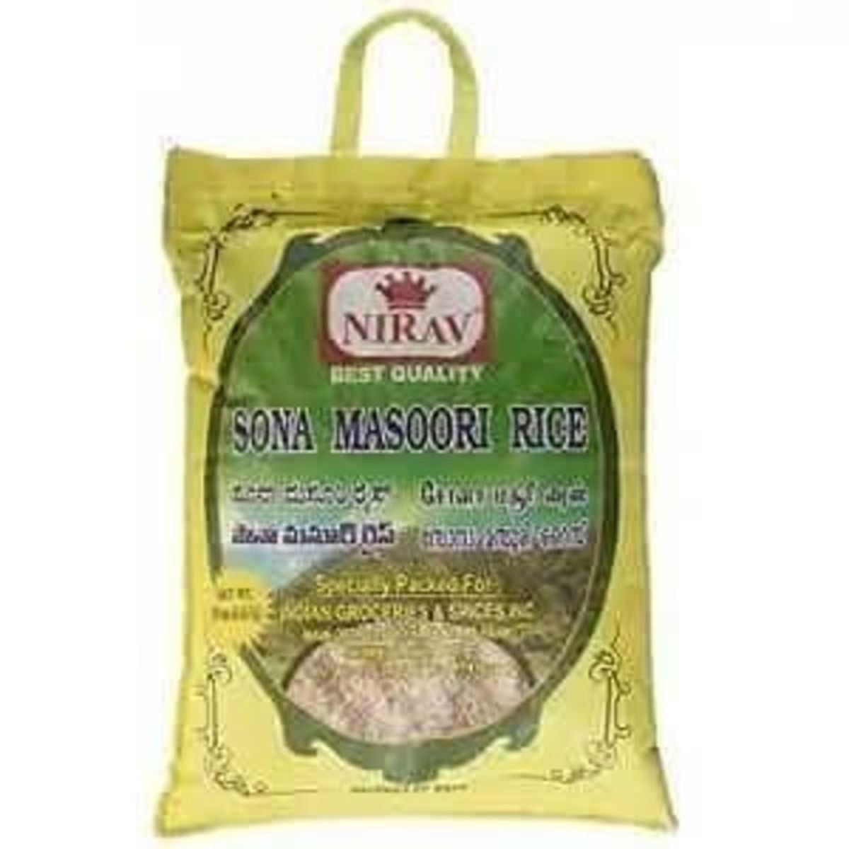 NIRAV SONA MASOORI RICE 20 LBS