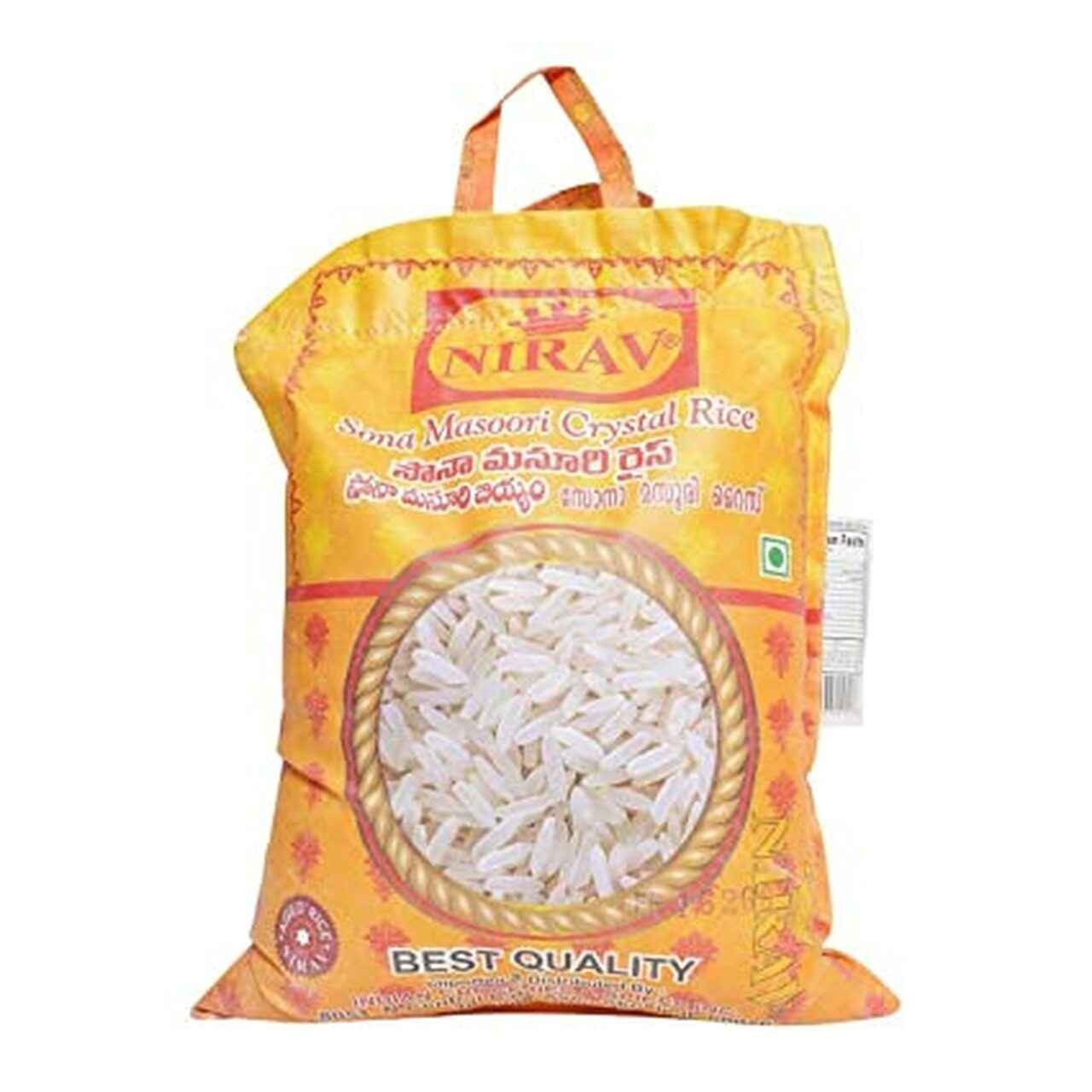 NIRAV SONA MASOORI CRYSTAL RICE 20 LBS