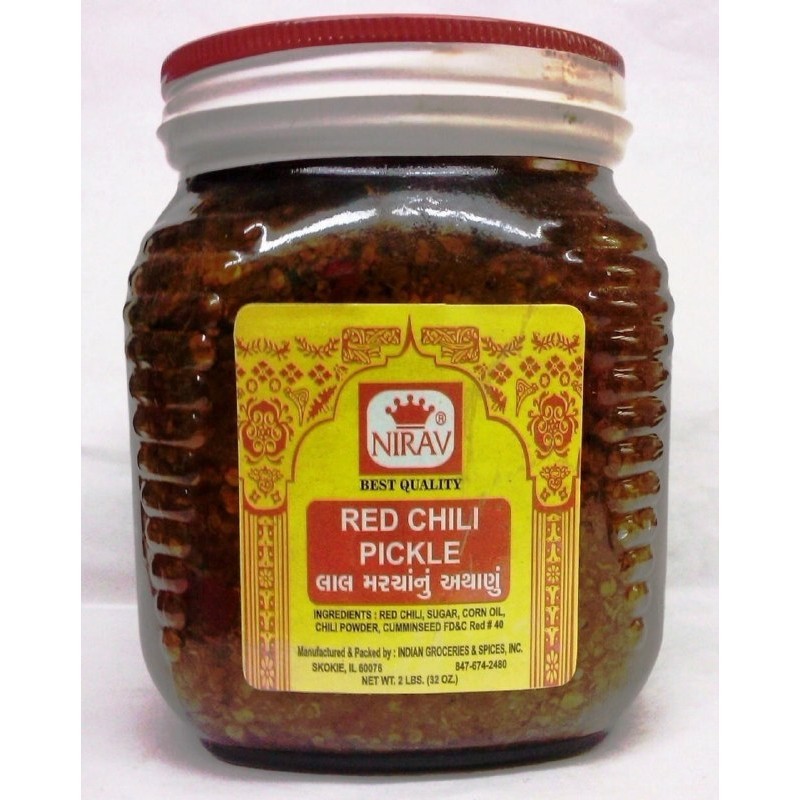 Nirav Red Chilli Pickle 1 EACH