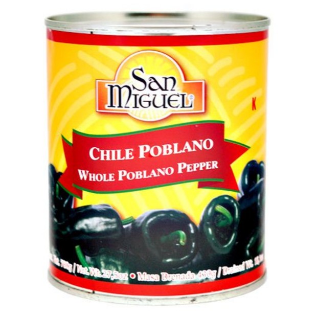 SANMIGUEL CHILE POBLANO WHOLE PEPPER 1.69 Lbs