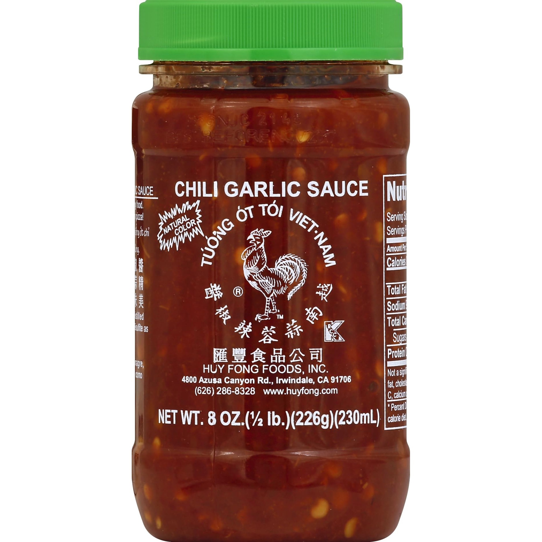 TUONG CHILI GARLIC SAUCE 8 OZ