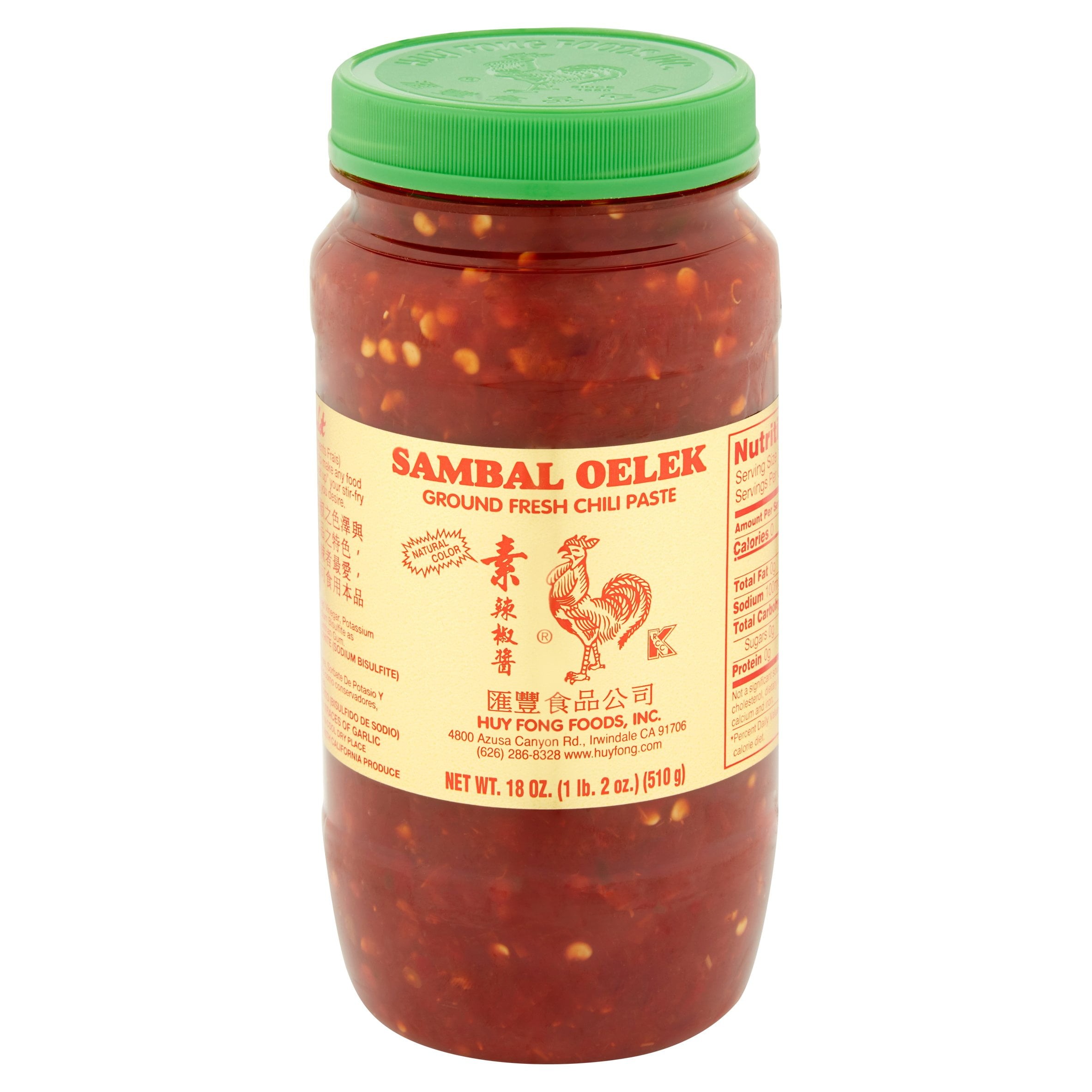 HUY FONG SAMBAL OELEK 1.13 Lbs