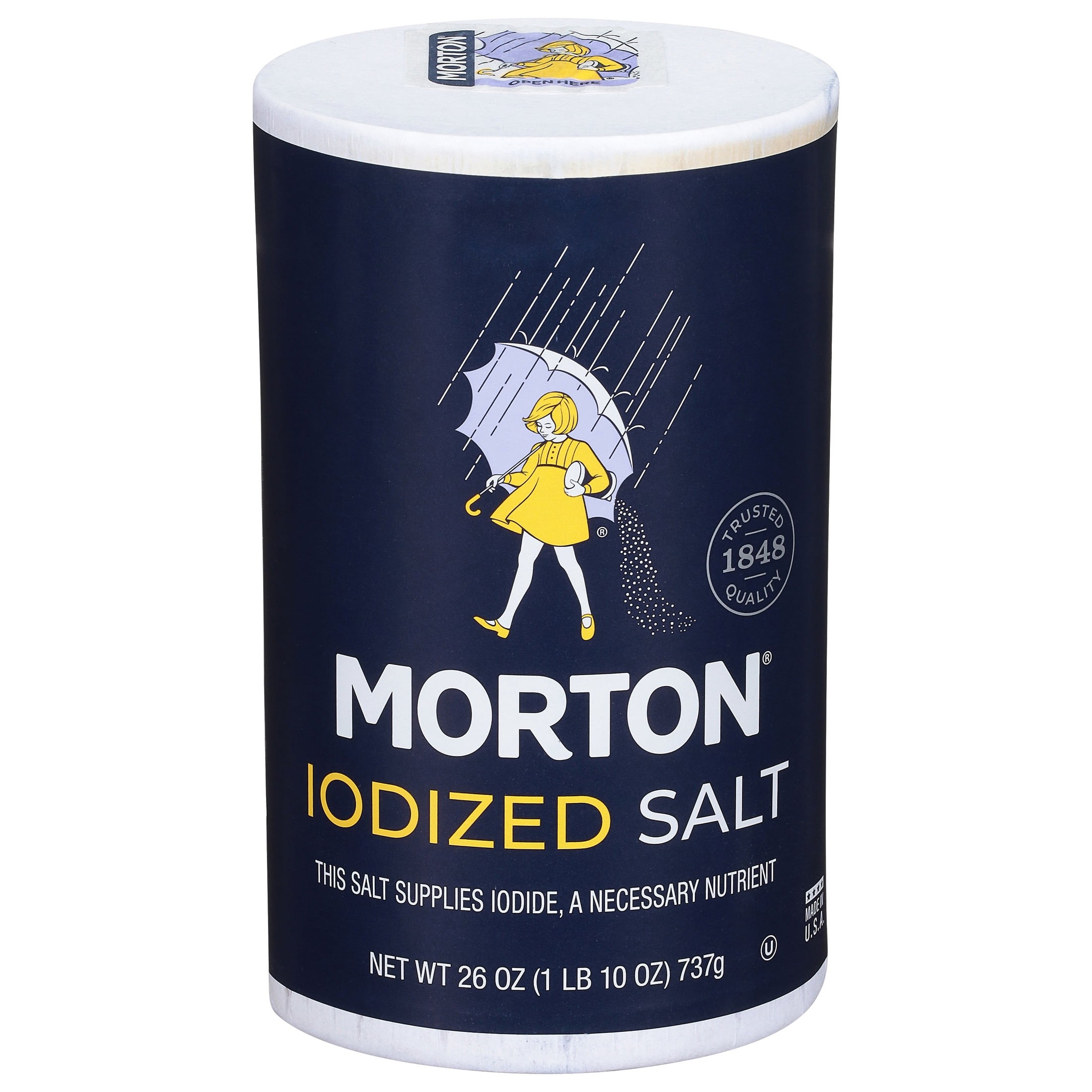 Morton Iodized Salt FSA 26 OZ