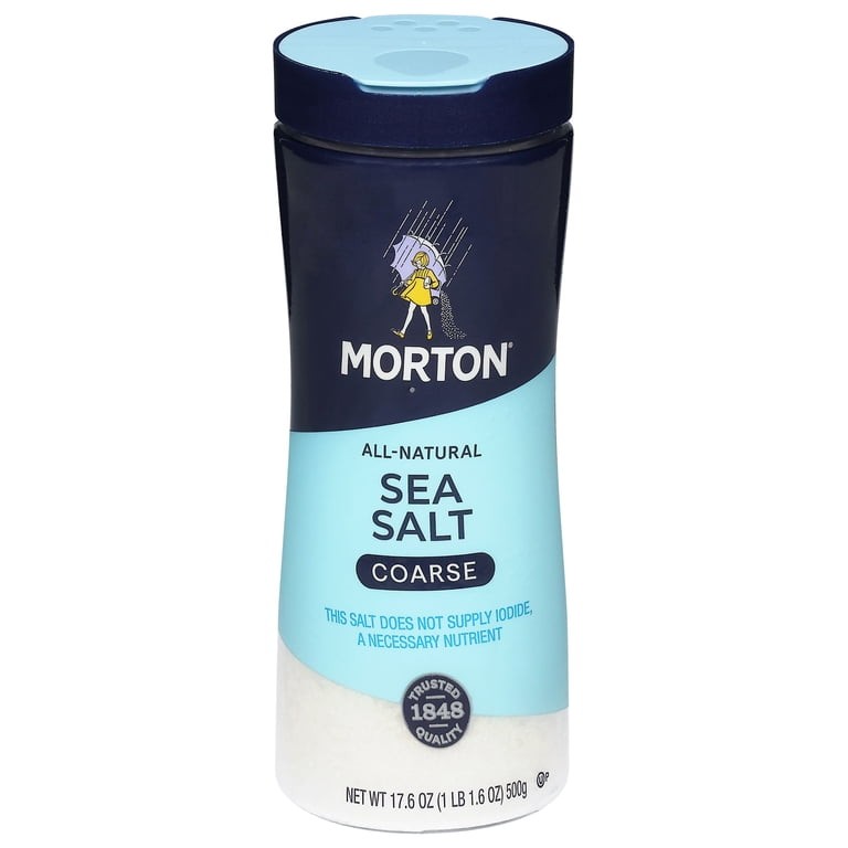 MORTON SEA SALT COARSE 17.6 OZ