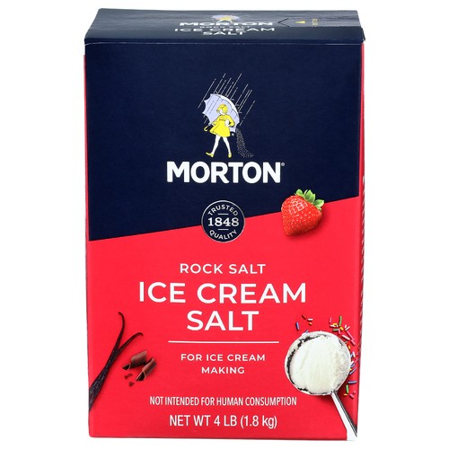 MORTON ROCK ICE CREAM SALT 4 LBS