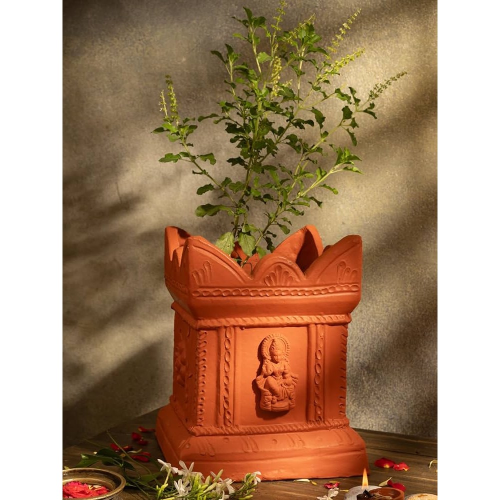 TULSI PLANTER 7 INCH 1 EACH