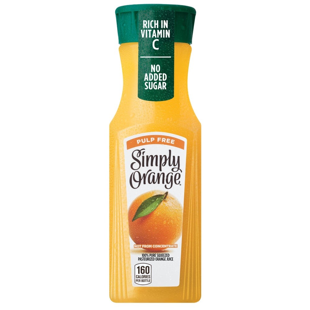 SIMPLY ORANGE JUICE PULP FREE 11.5 OZ