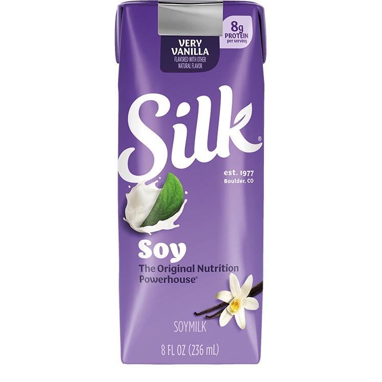 SILK SOYMILK VANILLA 64 OZ