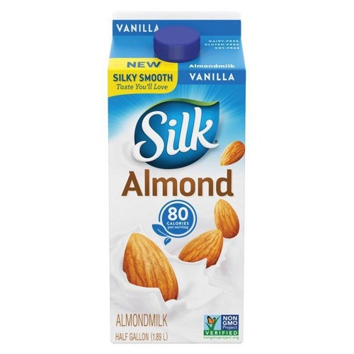 SILK ALMOND VANILLA PURE 64 OZ