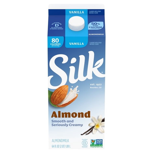 SILK ALMOND VANILLA 64 OZ