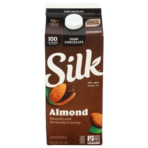 SILK ALMOND DARKK CHOCOLATE PURE 64 OZ