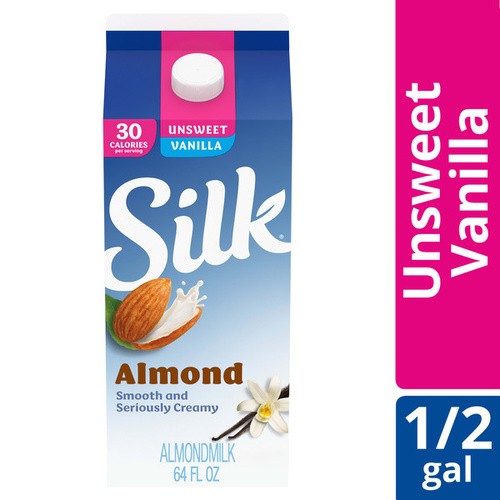 SILK ALMOND VANILLA UNSW 64 OZ