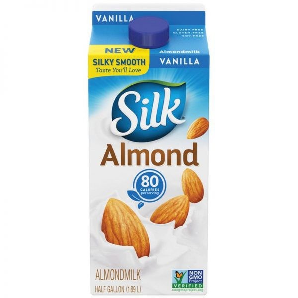 SILK ALMOND VANILLA LT                   64 OZ